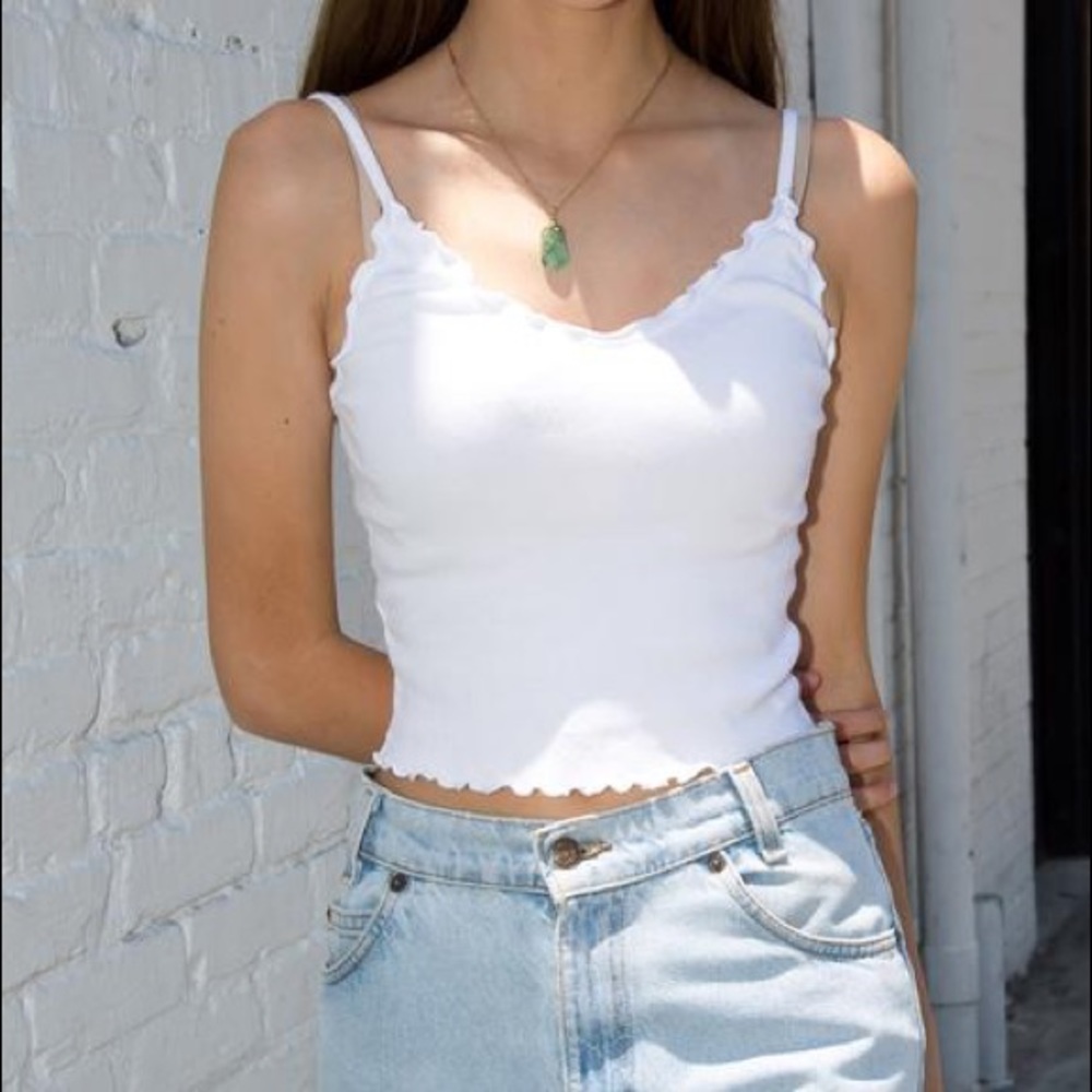 Brandy Melville Nicolette Ruffle Tank